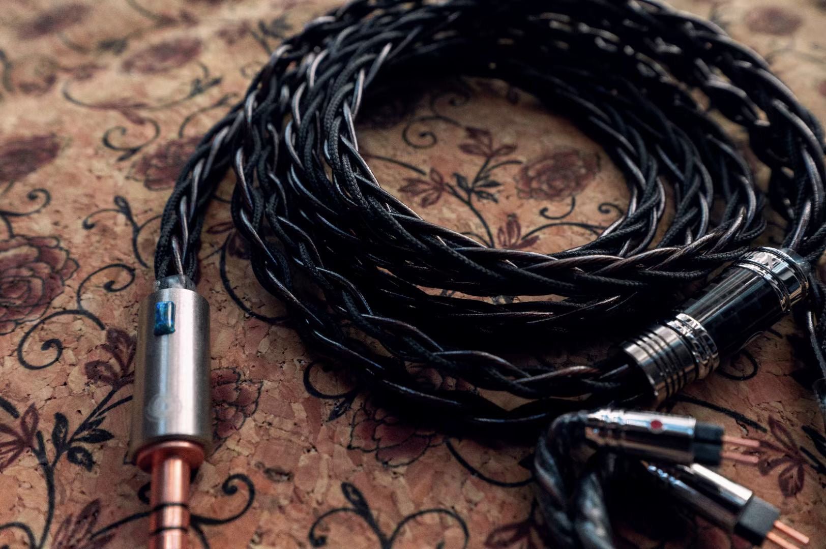 XONE Knight Headphone Cable - Antique Copper and Single - Crystal Copper Hybrid - The HiFi Cat