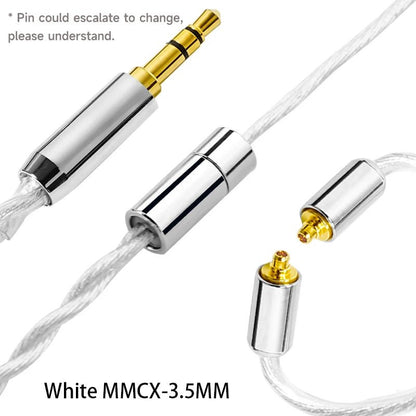 YONGSE BlackBear WhiteBear 6N Monocrystalline Copper Silver Plated Upgrade Earphone Cable - The HiFi Cat