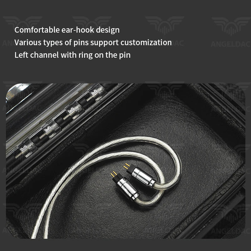 YONGSE BlackBear WhiteBear 6N Monocrystalline Copper Silver Plated Upgrade Earphone Cable - The HiFi Cat