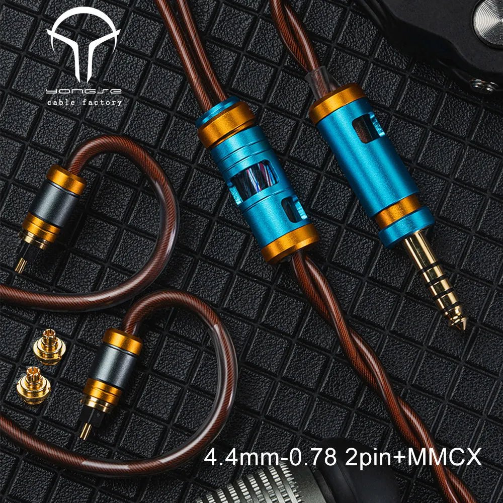 Yongse Captain High Purity Copper Silver - plated 6fold Coaxial Earphones Cable - The HiFi Cat