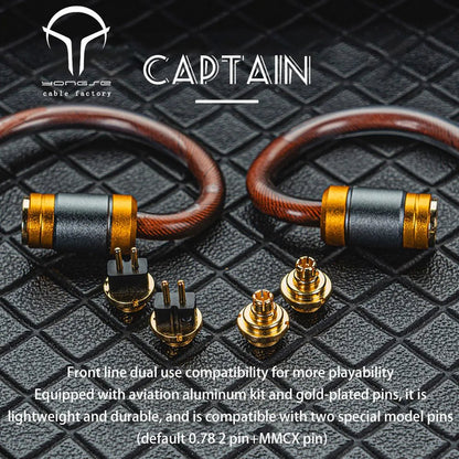 Yongse Captain High Purity Copper Silver - plated 6fold Coaxial Earphones Cable - The HiFi Cat