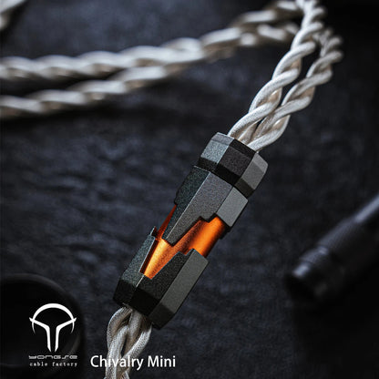 YONGSE Chivalry Mini High Purity Single Crystal Silver - plated Copper Earphone Cable - The HiFi Cat