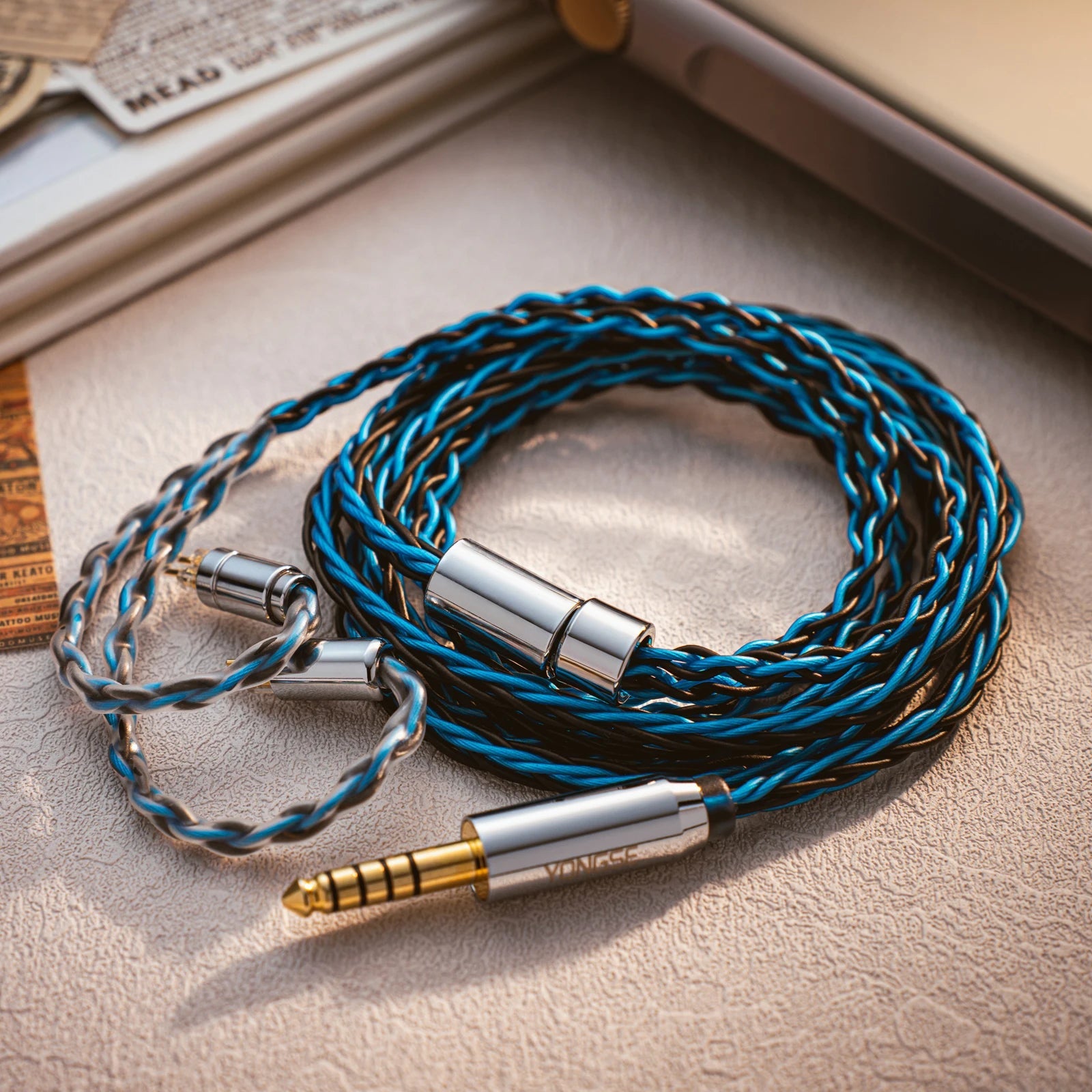 Yongse Danube 6N Single Crystal Copper Silver - Plated Upgrade Cable - The HiFi Cat
