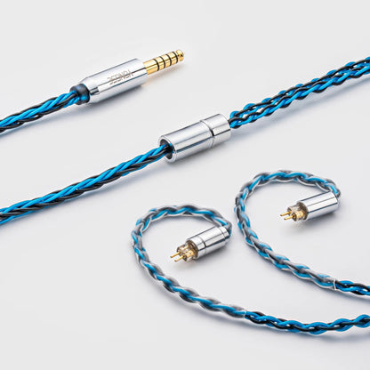 Yongse Danube 6N Single Crystal Copper Silver - Plated Upgrade Cable - The HiFi Cat