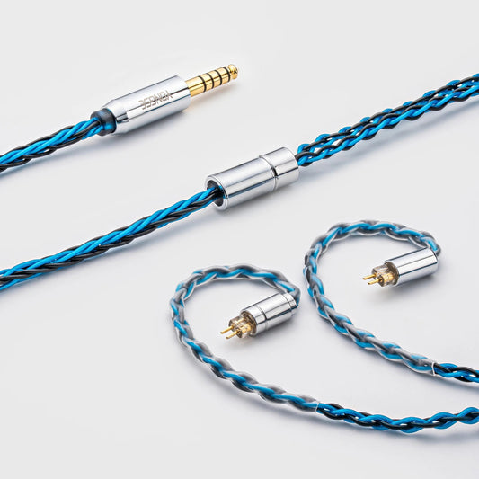 Yongse Danube 6N Single Crystal Copper Silver - Plated Upgrade Cable - The HiFi Cat