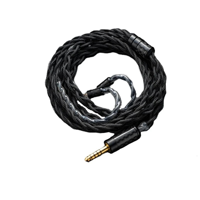 Yongse Dark General 4 Strand 5N Litz Pure Silver HiFi Audio Upgrade Cable - The HiFi Cat