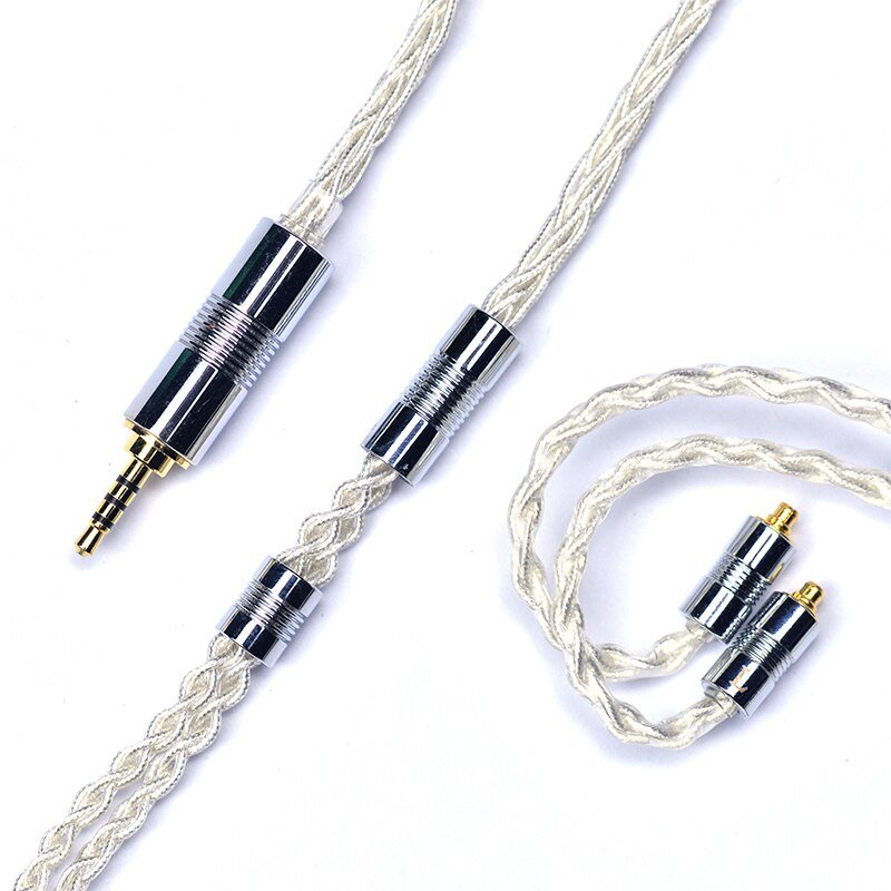 Yongse Galaxy Sterling Silver 8 Core 2PIN Balanced Earphone Upgrade Cable - The HiFi Cat