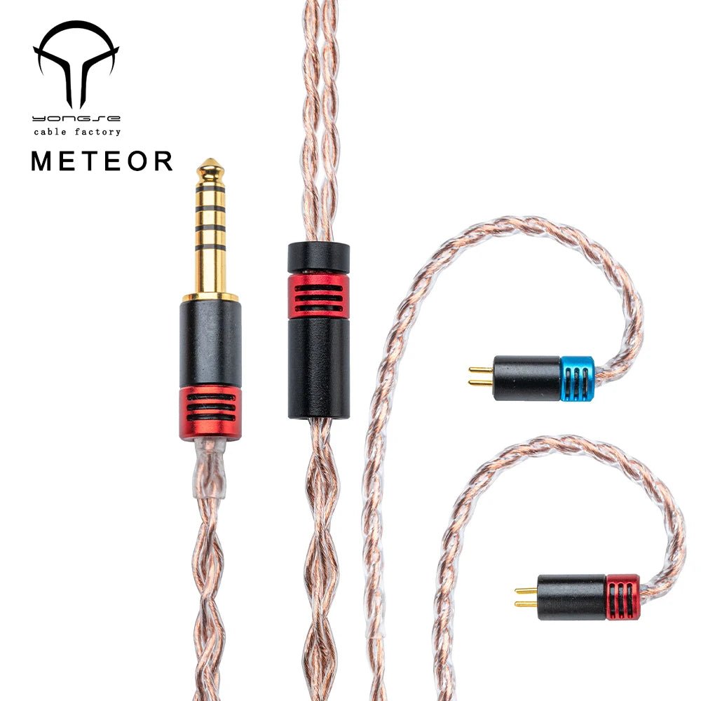 YONGSE Meteor 6N OOC Copper Upgrade Cable 3.5/2.5/4.4 Balanced Plug Options - The HiFi Cat