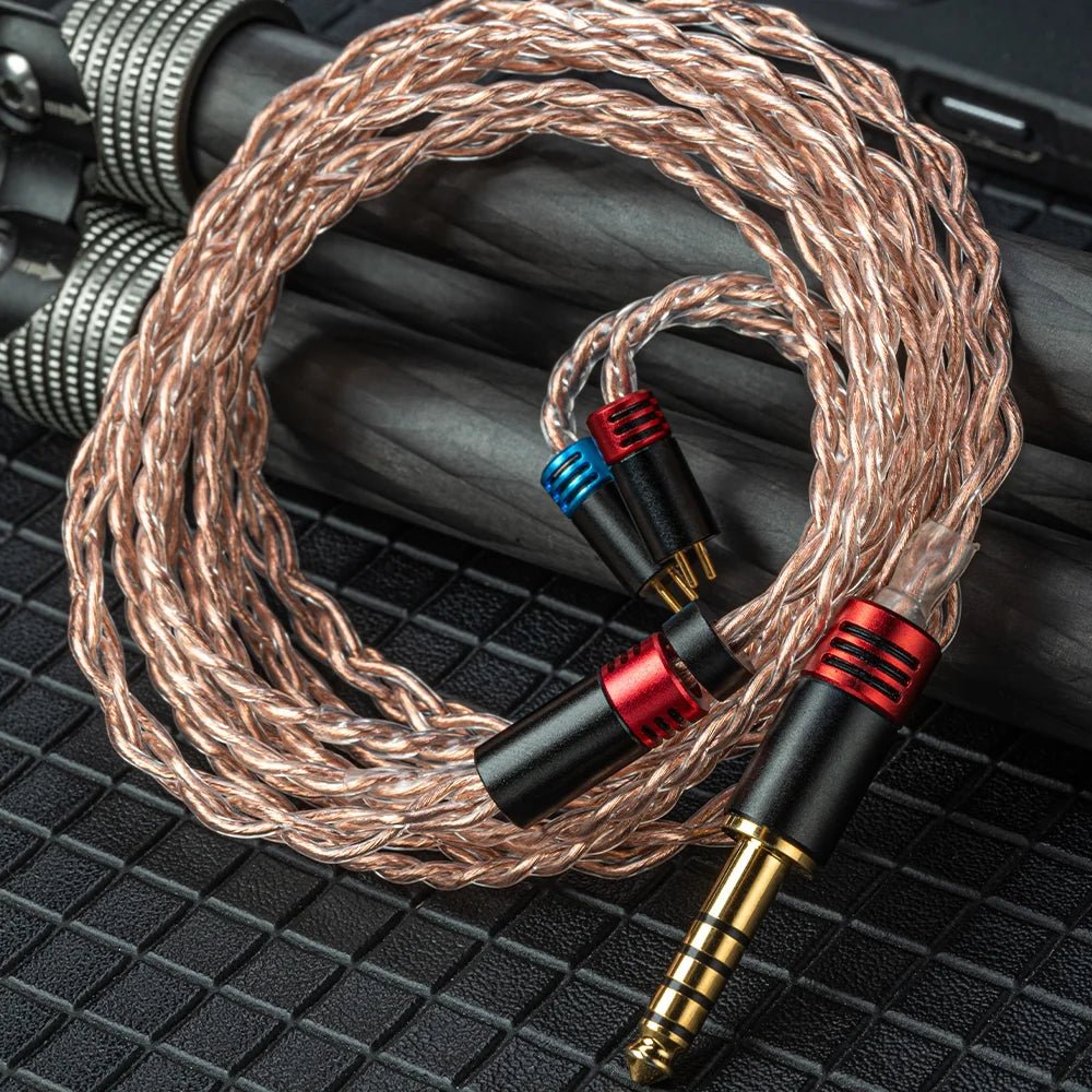 YONGSE Meteor 6N OOC Copper Upgrade Cable 3.5/2.5/4.4 Balanced Plug Options - The HiFi Cat