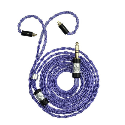 Yongse Rainbow Plus 8 core Silver - copper alloy Balanced earphone Upgrade Cable - The HiFi Cat