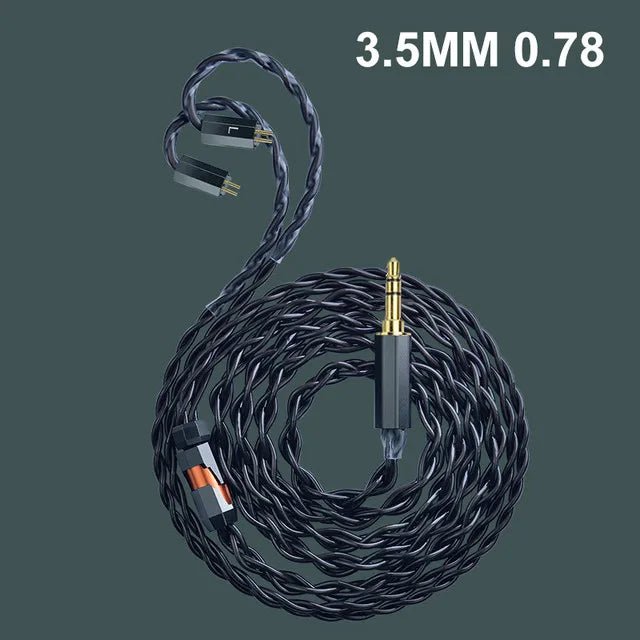 Yongse Warrior OCC 6N Single Crystal Silver - Plated Copper earphones Cable - The HiFi Cat