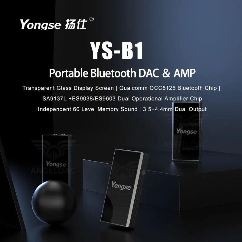 Yongse YS - B1 SA9137L+ES9038/ES9603 Portable Bluetooth DAC & AMP - The HiFi Cat