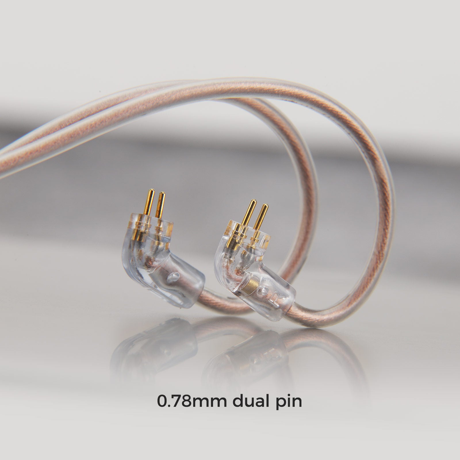 LETSHUOER M5 Earphone Cable High-Purity 6N Monocrystalline Copper In-Ear Monitor 0.78mm 3.5mm/4.4mm - The HiFi Cat