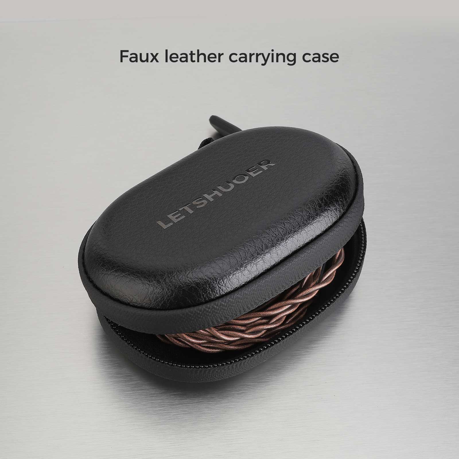 LETSHUOER M5 Earphone Cable High-Purity 6N Monocrystalline Copper In-Ear Monitor 0.78mm 3.5mm/4.4mm - The HiFi Cat