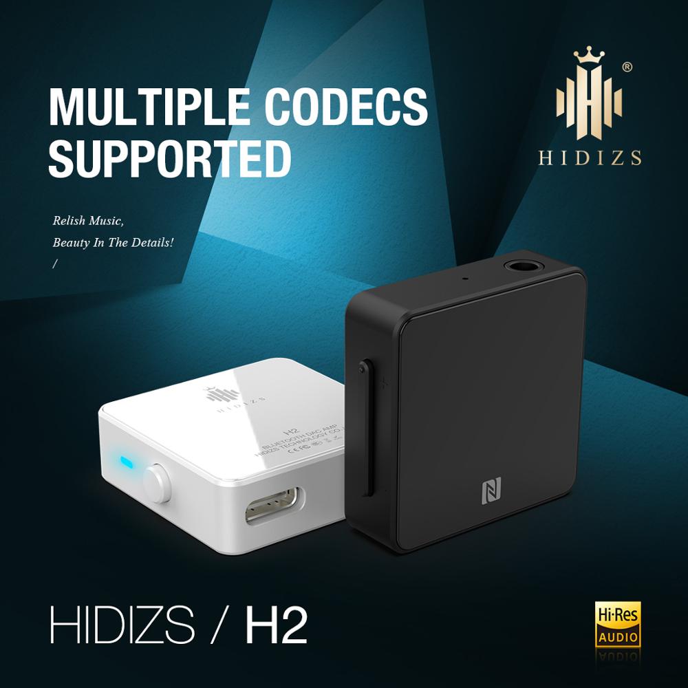 Hidizs H2 MAX97220 Chip Lossless Bluetooth 5.0 Receiver USB DAC Headphone Amplifier AMP 3.5mm Output Adapter AAC SBC aptX LDAC - The HiFi Cat
