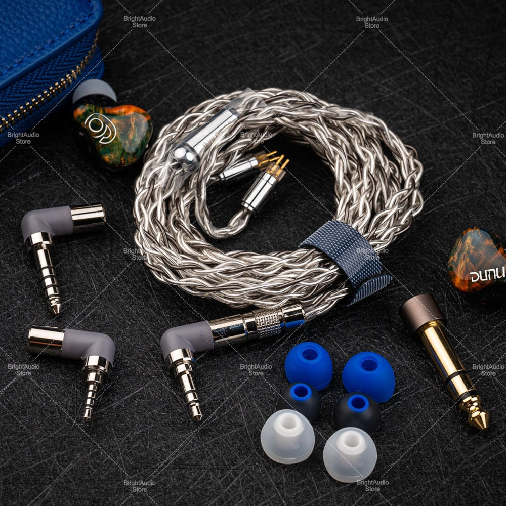 DUNU Studio SA6 Hi-res HIFI In-ear Earphone IEM 6BA Sonion Knowles Balanced Armature Earbuds 2Pin 0.78mm Furukawa OCC Cable - The HiFi Cat