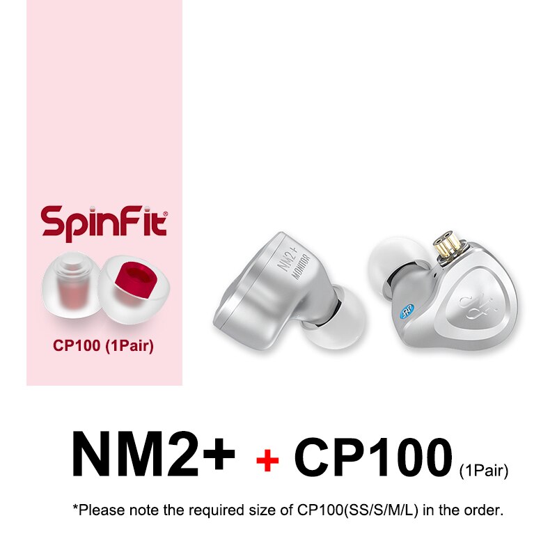 NF Audio NM2+ Dual Cavity Dynamic In-ear Monitor Earphone Aluminum shell with Adaper(6.35 to 3.5) 2 Pin 0.78mm Detachable Cable - The HiFi Cat