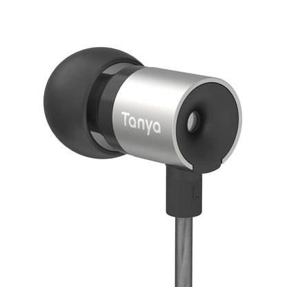 TANCHJIM TANYA 7MM Dynamic Earphone 3.5mm Line Plug HiFi Earbuds with Microphone - The HiFi Cat