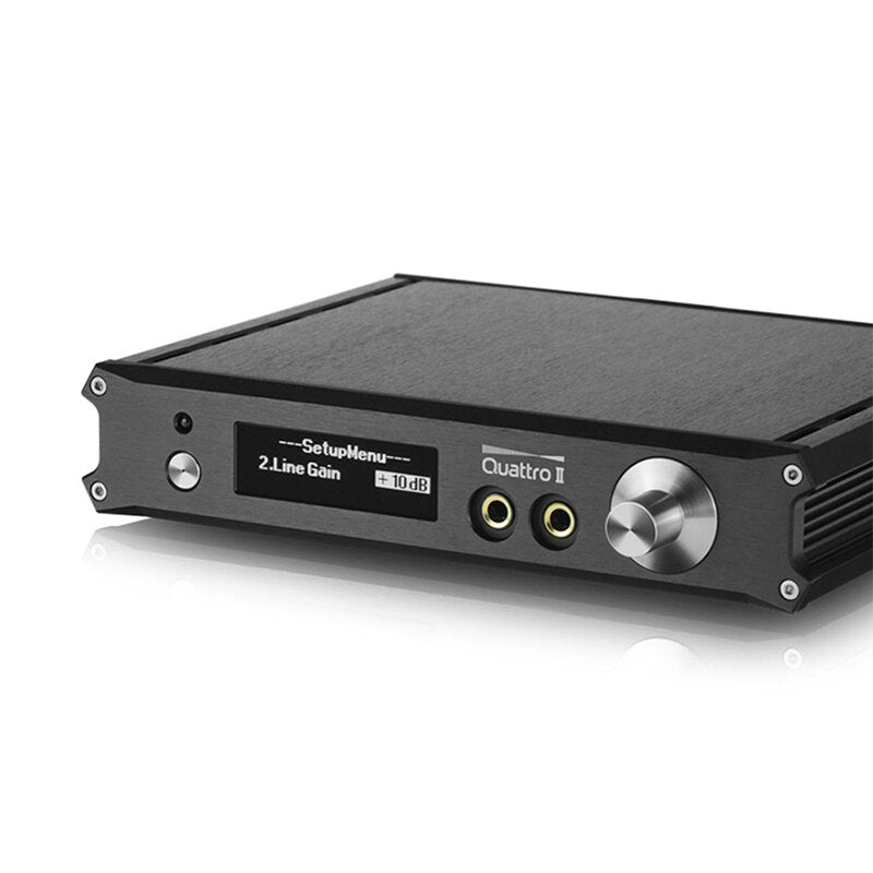 MATRIX QUATTRO II 32Bit/384kHz DAC & Pre amp & Headphone Amplifier with Remote Control - The HiFi Cat