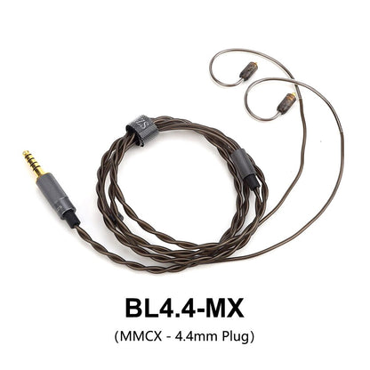 HIDIZS BL2.5-RC BL4.4-RC SE3.5-RC BL4.4-MX Earphone Cable 2.5mm 4.4mm 3.5mm with 2Pin0.78mm/MMXC Adapter - The HiFi Cat