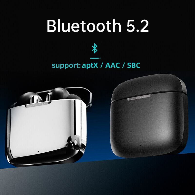 SHANLING MTW200 TWS Ture Wireless Earphone Bluetooth 5.2Waterproof Sports Earbud Headset Support Aptx AAC SBC - The HiFi Cat