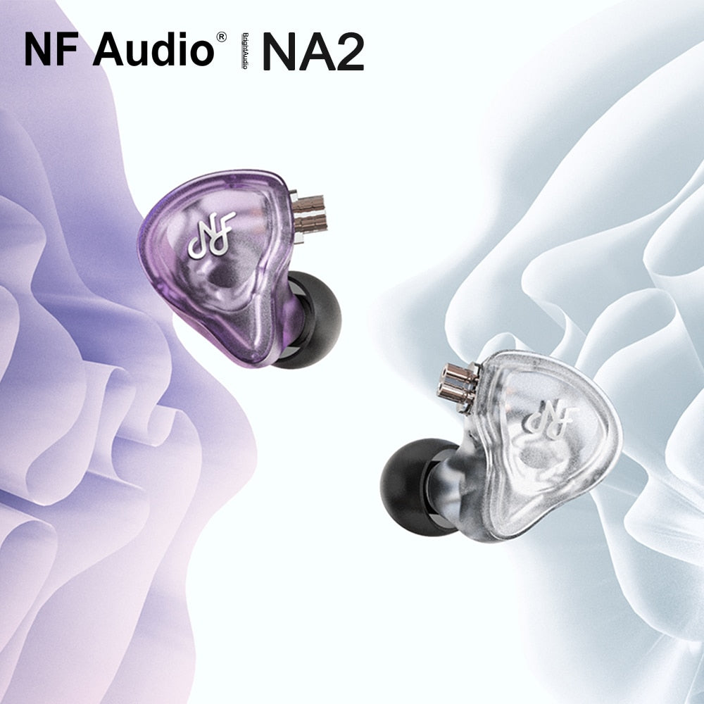NF Audio NA2 Dual Cavity Dynamic In-ear Monitor Earphone IEM with 2 Pin 0.78mm Detachable Cable Adaper(6.35 to 3.5) - The HiFi Cat