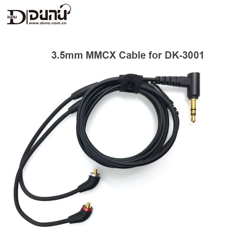 DUNU DK-3001 Original Earphone Cable MMCX Plug 3.5mm for DK3001 DK 3001 - The HiFi Cat