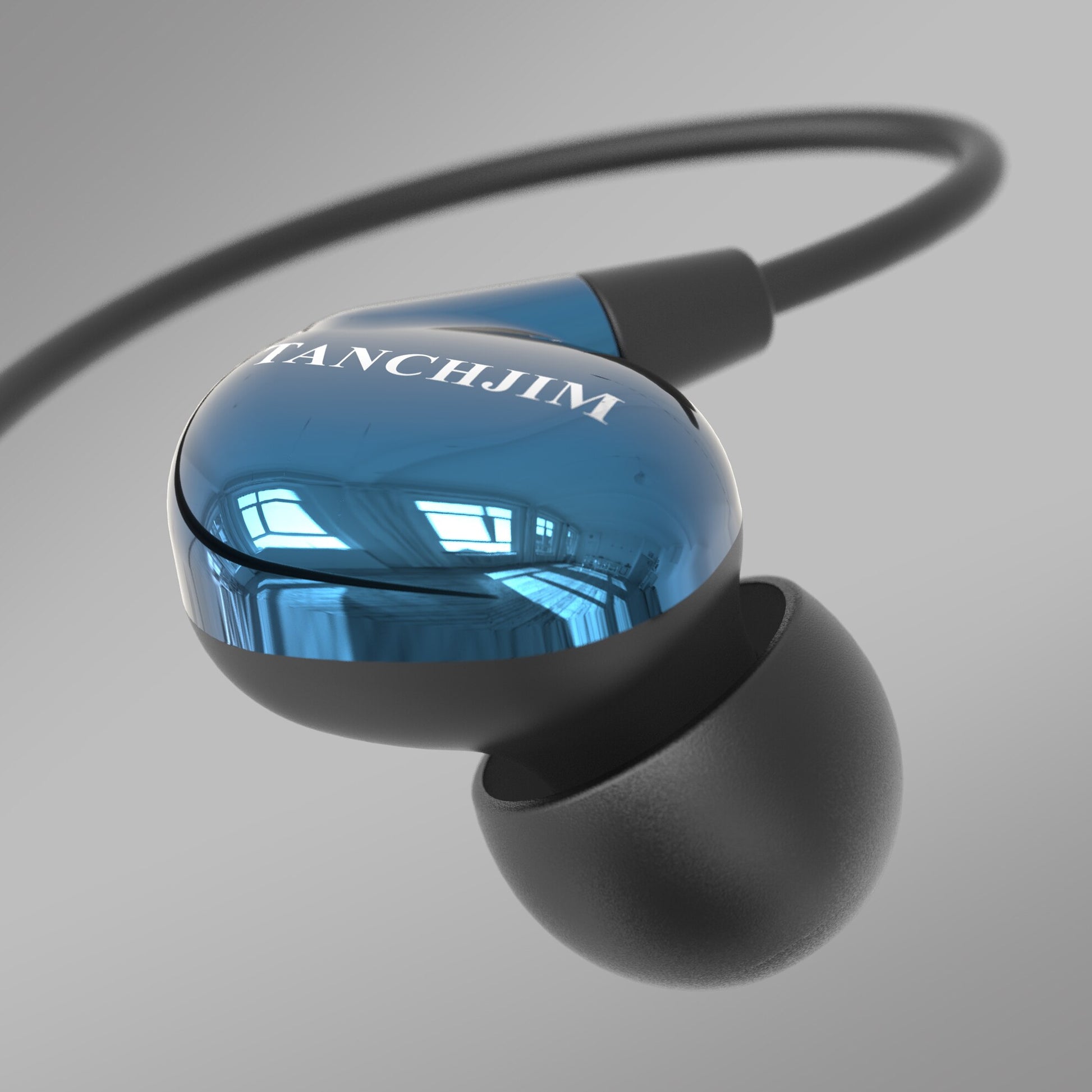 TANCHJIM Blues DMT Dynamic 3.5mm Line type HiFi In-Ear Earphone - The HiFi Cat