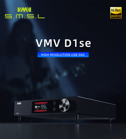 SMSL VMV D1se MQA ES9038PRO Audio DAC - The HiFi Cat