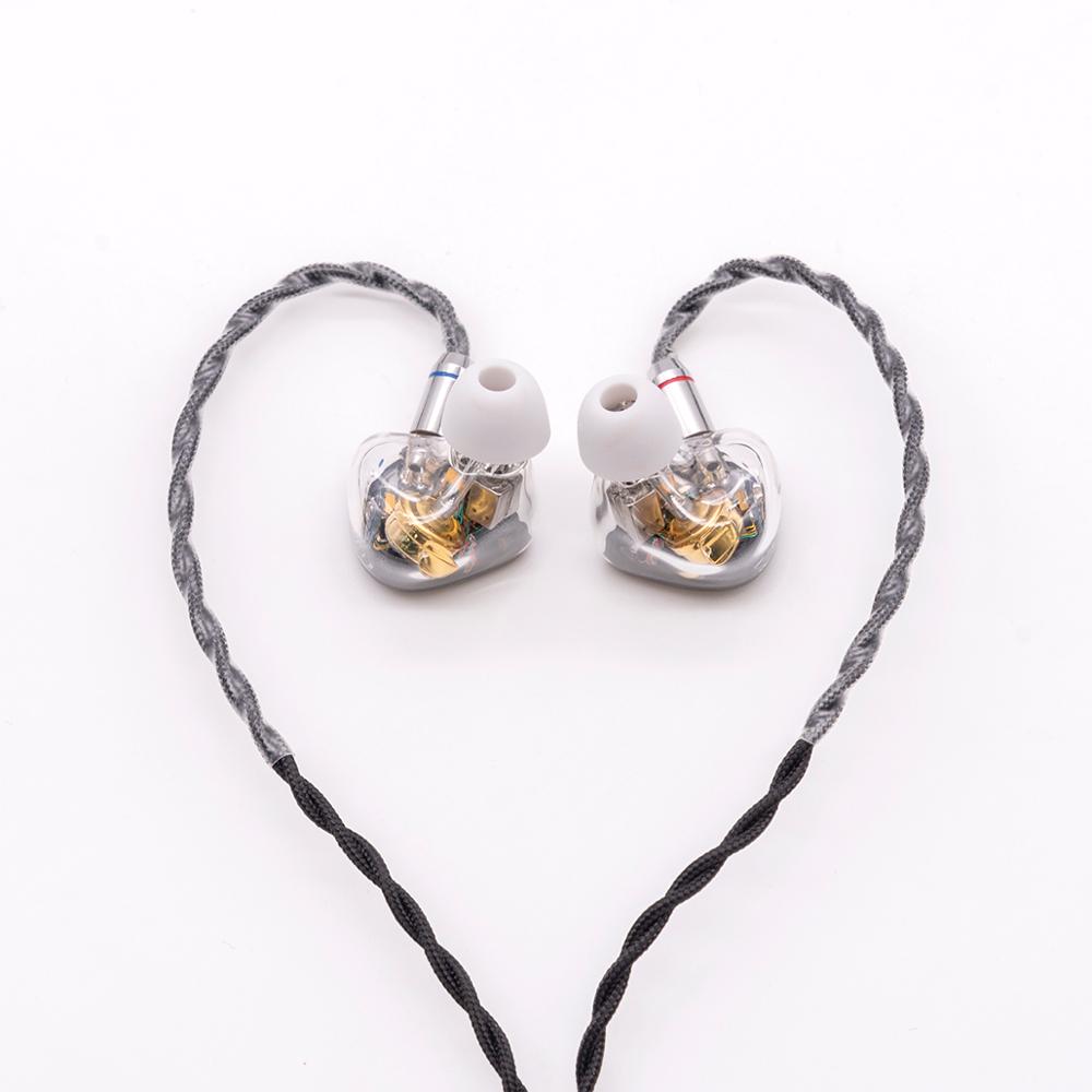 shuoer EJ07 | flagship 10mm dynamic electrostatic BA driver hybrid IEM headphones with monocrystalline copper balanced cable - The HiFi Cat