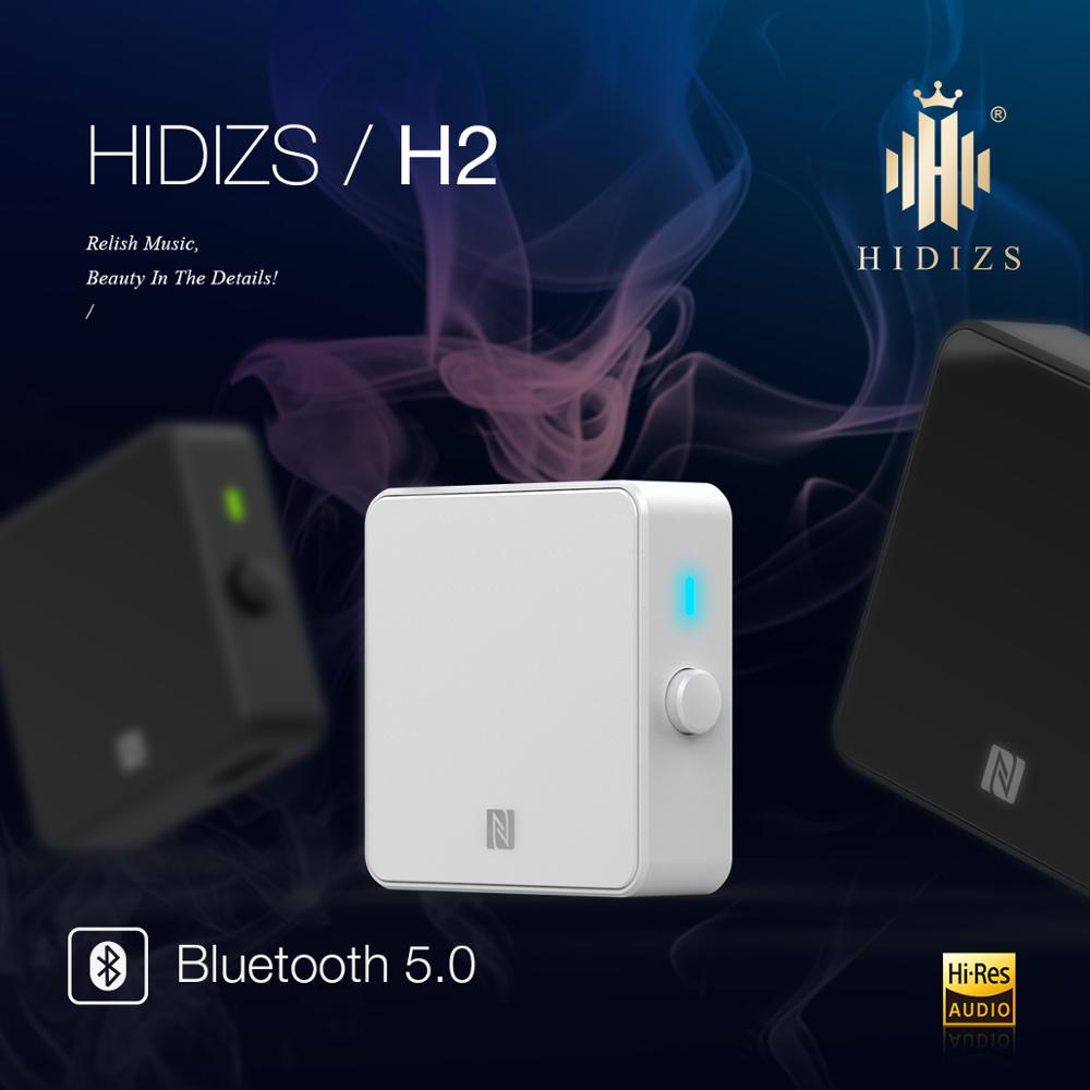 Hidizs H2 MAX97220 Chip Lossless Bluetooth 5.0 Receiver USB DAC Headphone Amplifier AMP 3.5mm Output Adapter AAC SBC aptX LDAC - The HiFi Cat