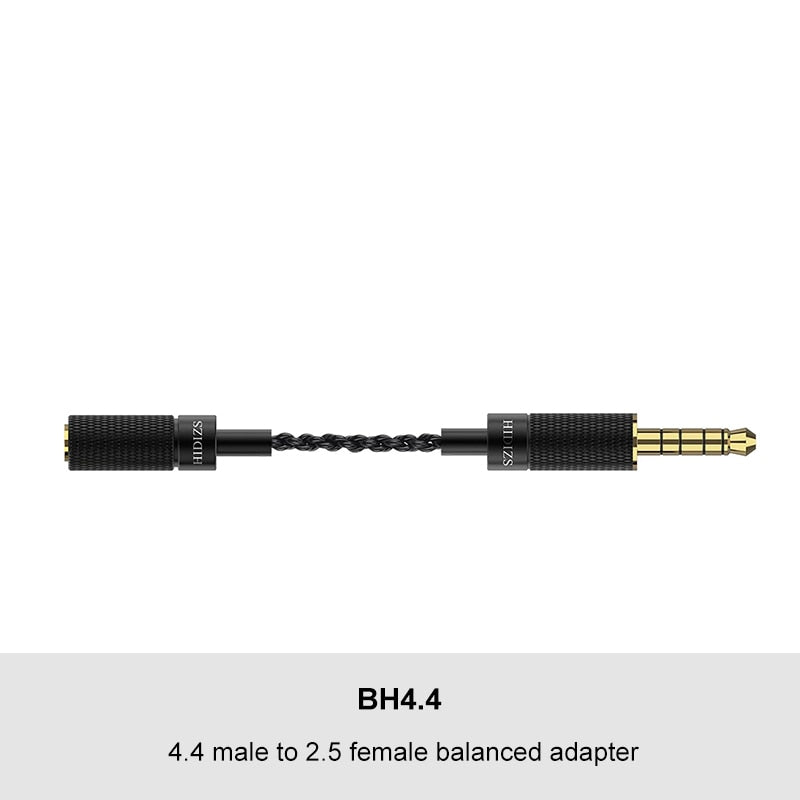 HIDIZS BH4.4 BH3.5 4.4/3.5 Male to 2.5 Female Balanced Adapter for of 4.4/3.5mm interface Audio output and 2.5mm interface IEM - The HiFi Cat