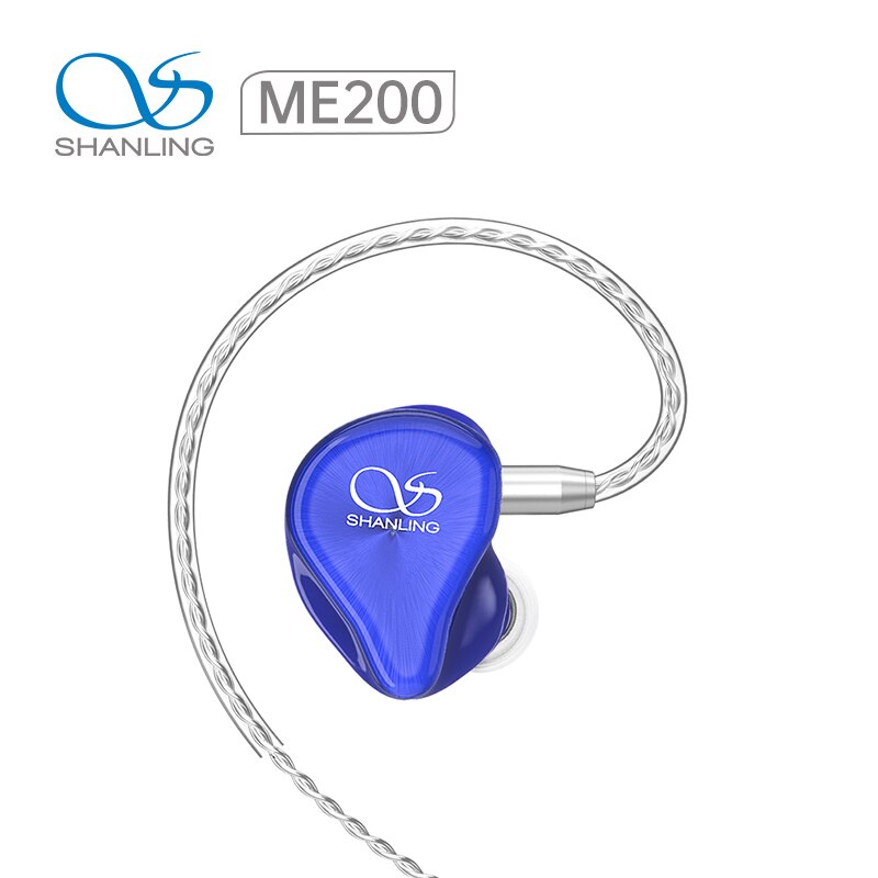 SHANLING ME200 Dual Driver Hybrid Wired In-Ear Earphones with Detachable Cable HIFI Music Earphone - The HiFi Cat