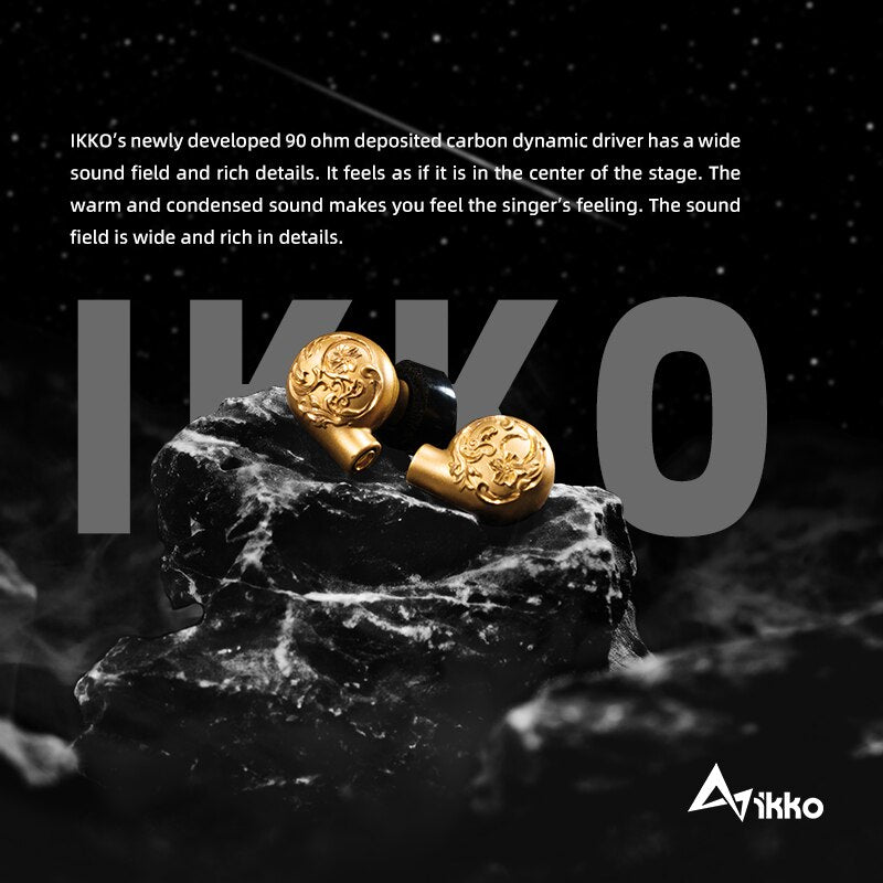 IKKO OH7 Musikv Flagship Dynamic Driver in-Ear Monitor HiFi Music Headphones Detachable Cable Earphone Earbuds Mmcx 4.4mm - The HiFi Cat