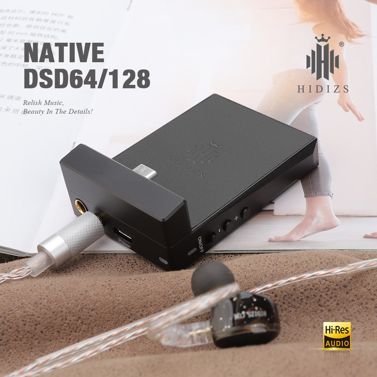 Hidizs DH80 DH80S ESS9281C PRO Chip Portable Balanced DAC AMP Headphone Amplifier Support MQA DSD128 3.5+4.4mm Output - The HiFi Cat