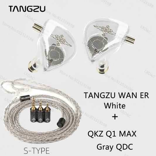 Tangzu WAN ER SG Jade Green 10mm Dynamic Driver In-ear Earphone IEM MIC  Metal Composite Diaphragm N52 Magnet Beat-selling