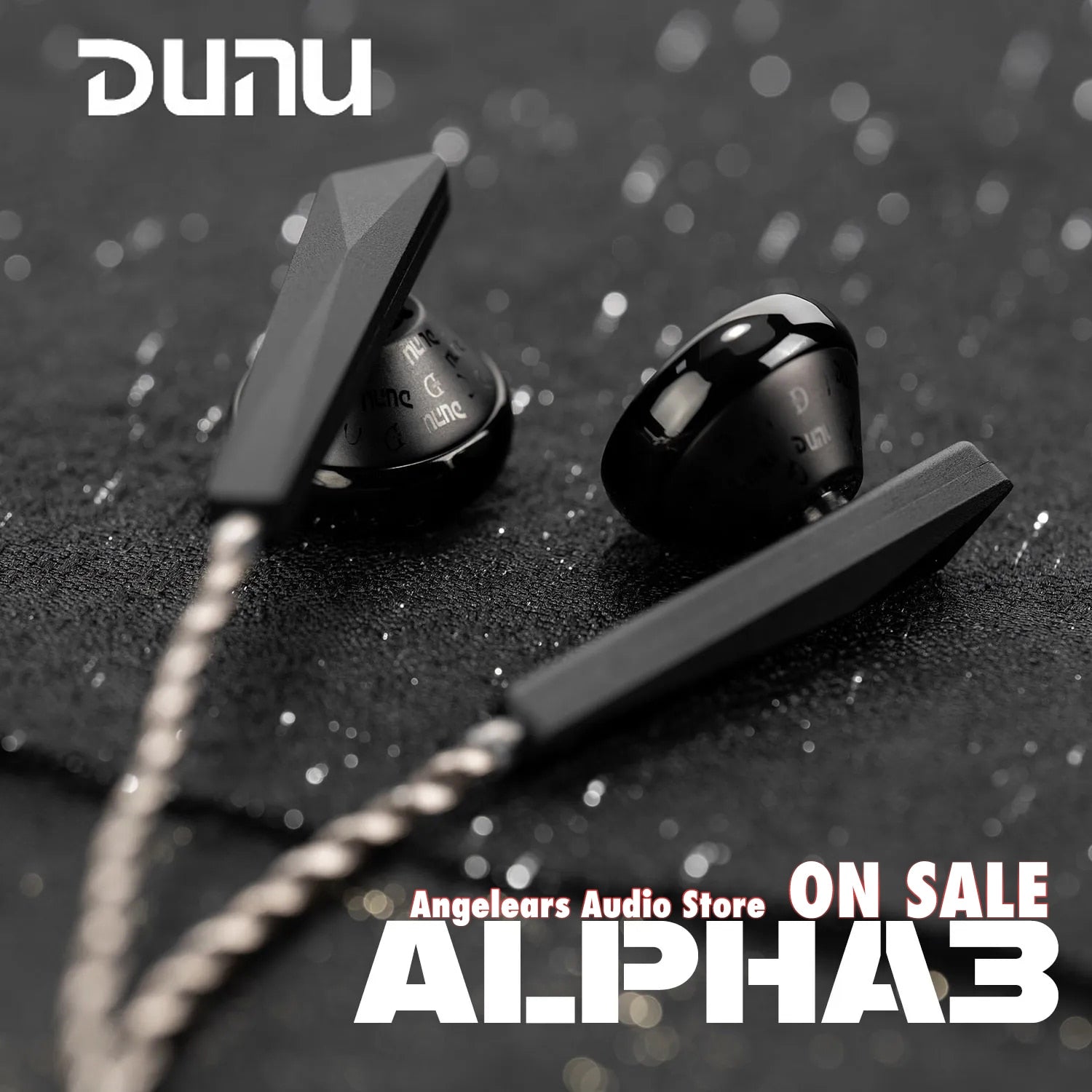 DUNU Alpha3 / Alpha 3 In Ear Flathead Earbuds 14.2mm Dynamic Driver - The HiFi Cat