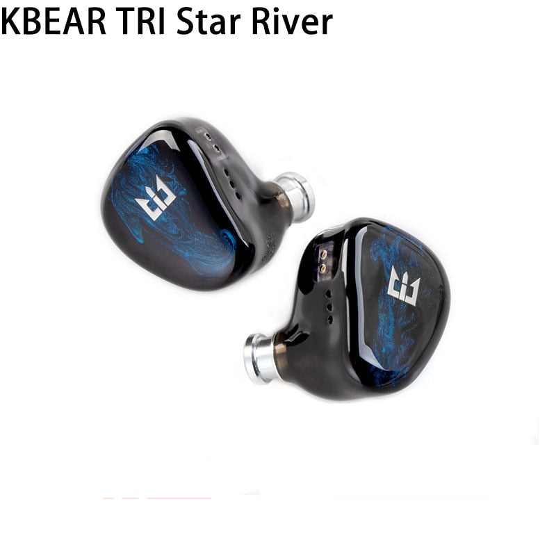 TRI Star River 2DD In-ear Monitor 2Pin Wired Earphone with Tuning Switch HiFi Headphone Sports Running Earbud Music DJ Headset - The HiFi Cat
