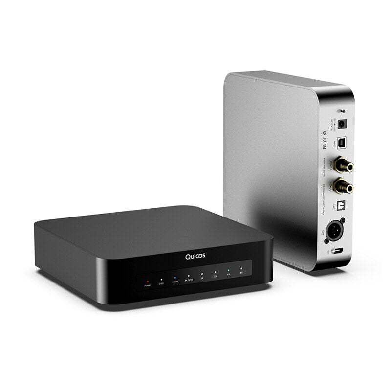 Quloos QU02 USB Bridge USB Digital Audio Interface to SPDIF AES/EBU I2S Support DSD512 - The HiFi Cat