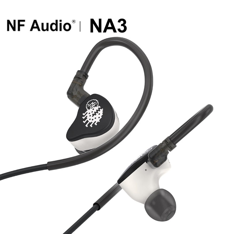 NF Audio NA3 Pixel Monster In-ear Earphone with Dual Cavity ESC Dynamic Driver Headset HIFI Earbuds 0.78mm Detachable Cable - The HiFi Cat
