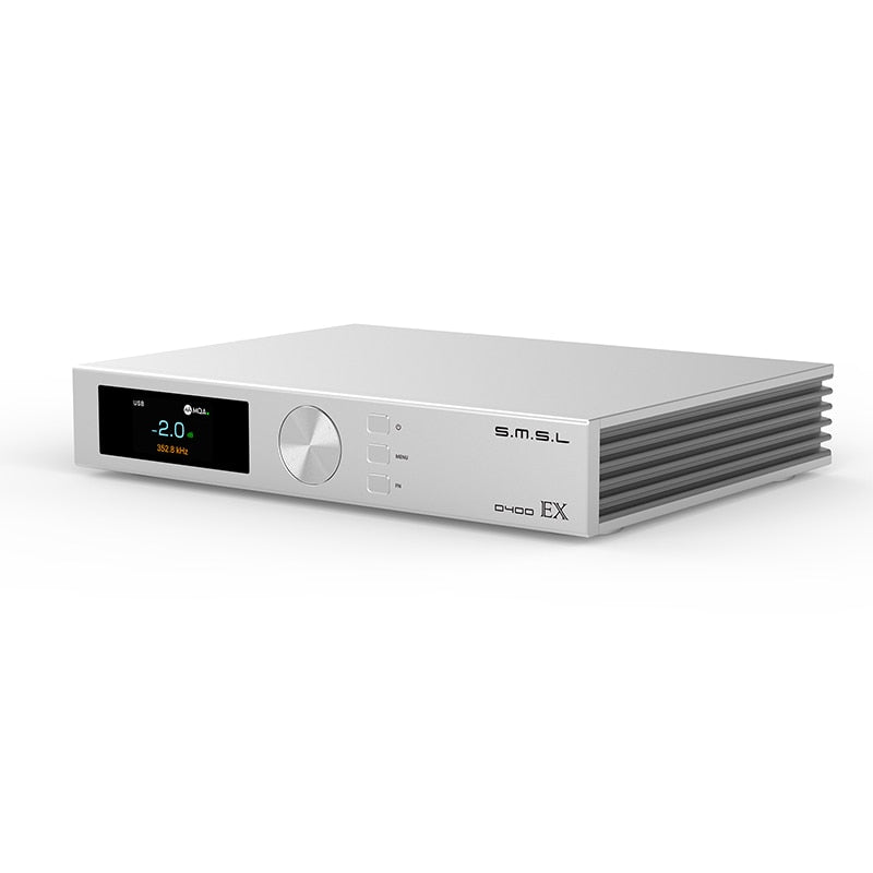 SMSL D400EX AUDIO DAC 1*AK4191 2*AK4499EX OPA1612A LME49720 XU316 MQA-CD DSD512 32bit/768kHz Blutetooth I2S With Remote Control - The HiFi Cat