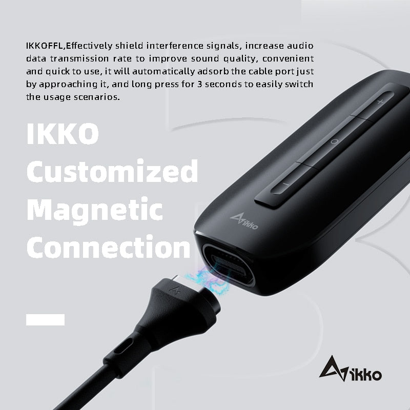IKKO Zerda ITM01 USB DAC Switch Gaming Sound Card TYPE C to 3.5MM Earphone Hifi Audio Amplifier for Phone PC MAC Cable Adapter - The HiFi Cat