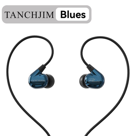 TANCHJIM Blues DMT Dynamic 3.5mm Line type HiFi In-Ear Earphone - The HiFi Cat
