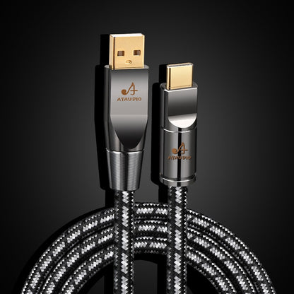 ATAUDIO HiFi USB Cable USB Type A To B Audio usb otg type B Cable For PC DAC Mobile - The HiFi Cat