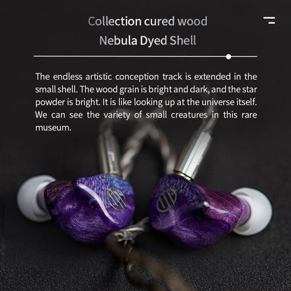 BGVP DM9 4EST + 1DD + 4BA New Flagship In-Ear Wired Earphones  HIFI Monitor Earbuds With MMCX Cable Wood Carving IEMs Headphones - The HiFi Cat