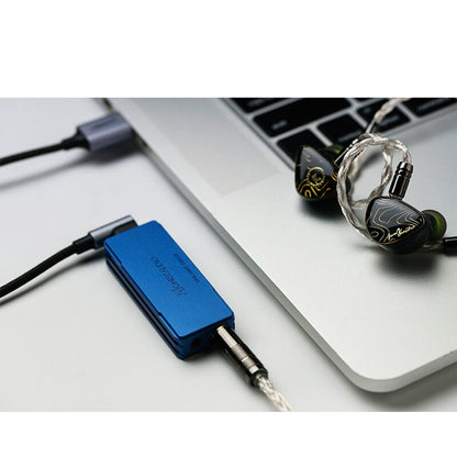 ACMEEAUDIO DAC Headphone Amplifier 192K/24Bit DSD128 4.4 Balanced 3.5 Single-Ended With Type-C Cable - The HiFi Cat