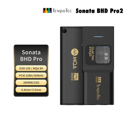 TempoTec Sonata BHD Pro USB C DAC,Headphone Amplifier 4.4mm& 3.5mm - The HiFi Cat