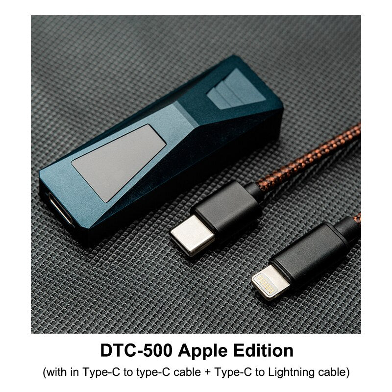 DUNU DTC 500 Portable USB DAC AMP Headphone Amplifer Type-C to 3.5/4.4mm Outputs ES9038Q2M chip DSD512 for Android iOS DTC500 - The HiFi Cat