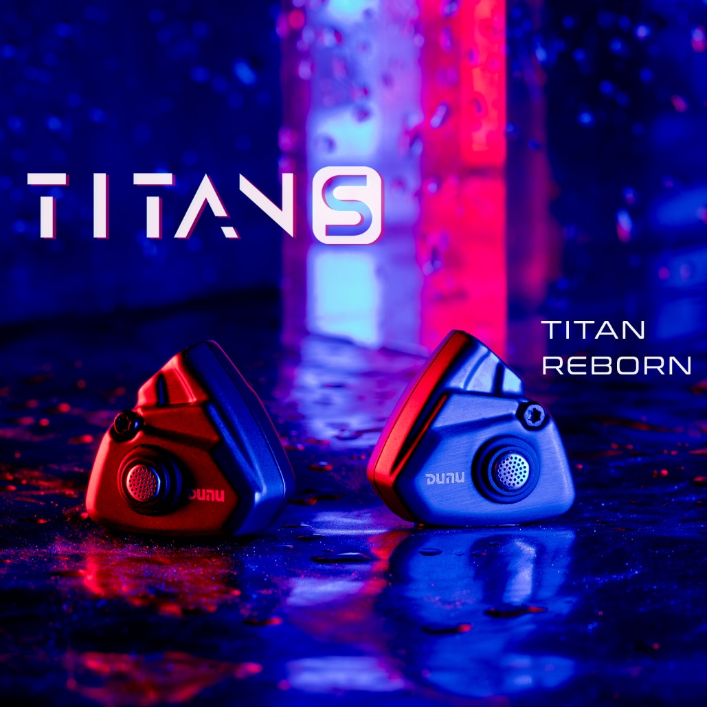 DUNU TITAN S In-ear Earphone IEM 11mm Dynamic Driver Earbuds – The