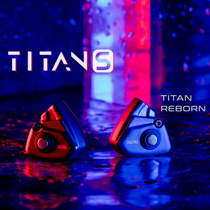 DUNU TITAN S In-ear Earphone IEM 11mm Dynamic Driver Earbuds 0.78mm High-purity Silver-plated Copper Cable Headset - The HiFi Cat